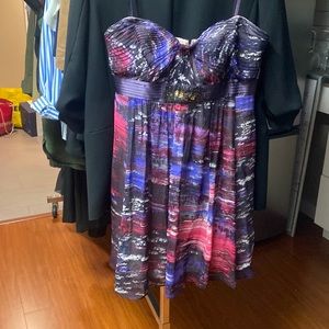 Strapless fun mini dress